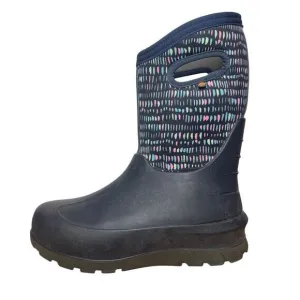 Bogs Rain Boot Youth Size 6 Neo Classic Twinkle Kid's Boots Dark Blue Snow Boot