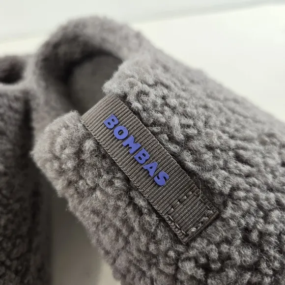 Bombas Sunday Sherpa Slippers Faux Teddy Fur Memory Foam Cozycore Cozy Size 9