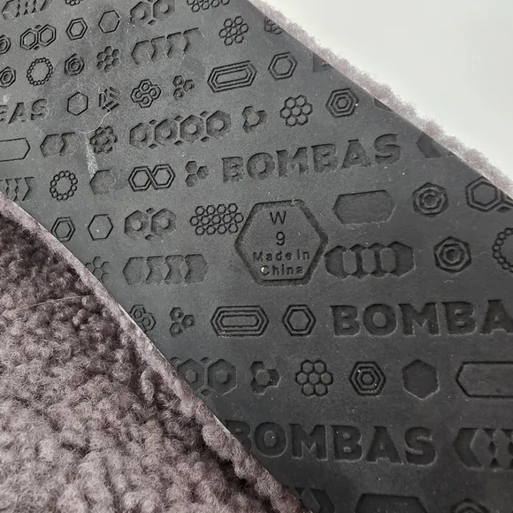 Bombas Sunday Sherpa Slippers Faux Teddy Fur Memory Foam Cozycore Cozy Size 9