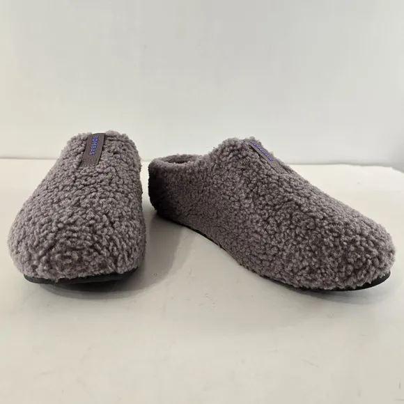 Bombas Sunday Sherpa Slippers Faux Teddy Fur Memory Foam Cozycore Cozy Size 9