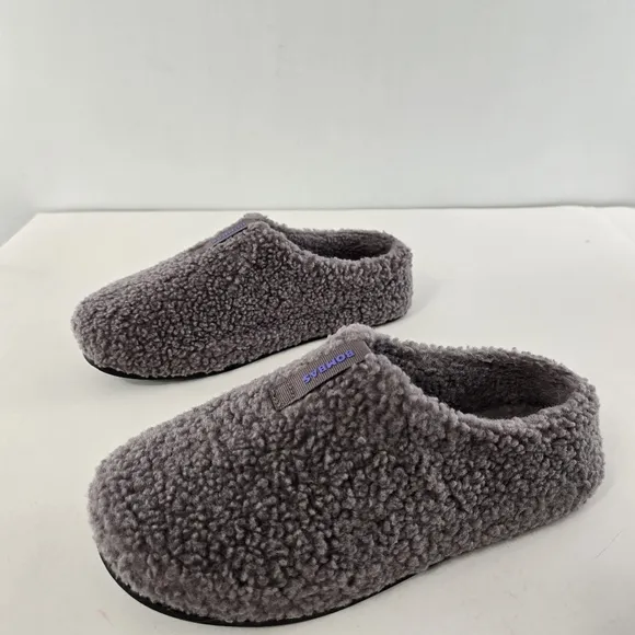 Bombas Sunday Sherpa Slippers Faux Teddy Fur Memory Foam Cozycore Cozy Size 9