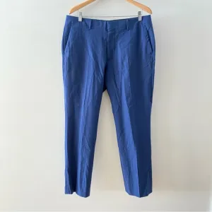 Bonobos Marzotto Italian Wool Slim Fit Dress Pants Flat Front Men’s Size 35 x 30