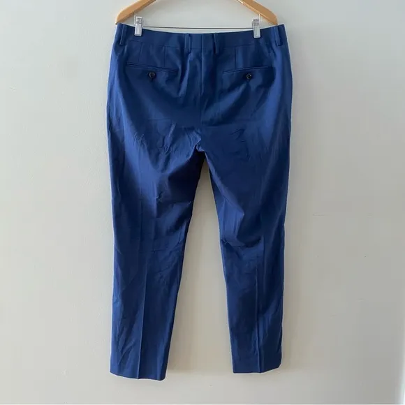 Bonobos Marzotto Italian Wool Slim Fit Dress Pants Flat Front Men’s Size 35 x 30
