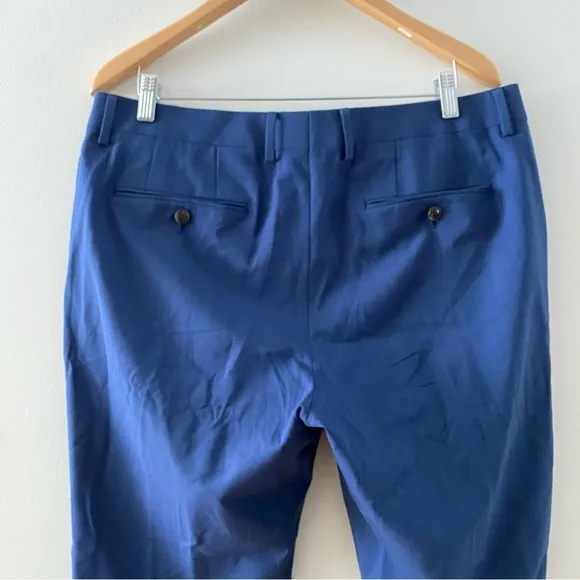 Bonobos Marzotto Italian Wool Slim Fit Dress Pants Flat Front Men’s Size 35 x 30