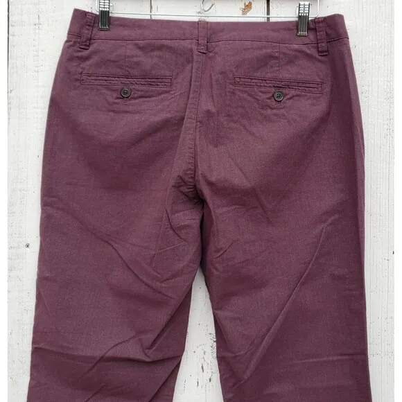 Bonobos Men's Red Plum Slim Fit Stretch Cotton Chino Dress Pants Sz 32 / 32