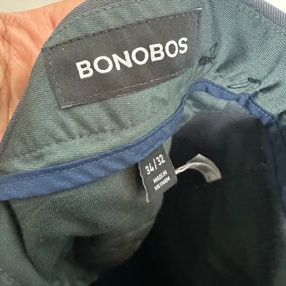 Bonobos Men's Stretch Weekday Warrior Slim Fit Dress Pants Size 34x32