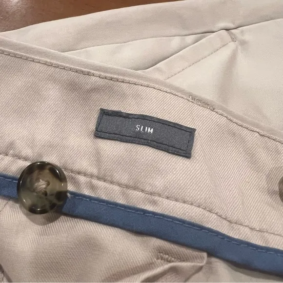 Bonobos Slim Fit Stretch Weekday Warrior Dress Pants Stone Wednesday 40x32