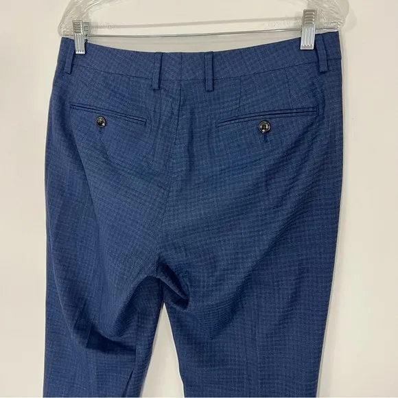 Bonobos Slim Fit Stretch Wool Dress Pants Blue Size 32