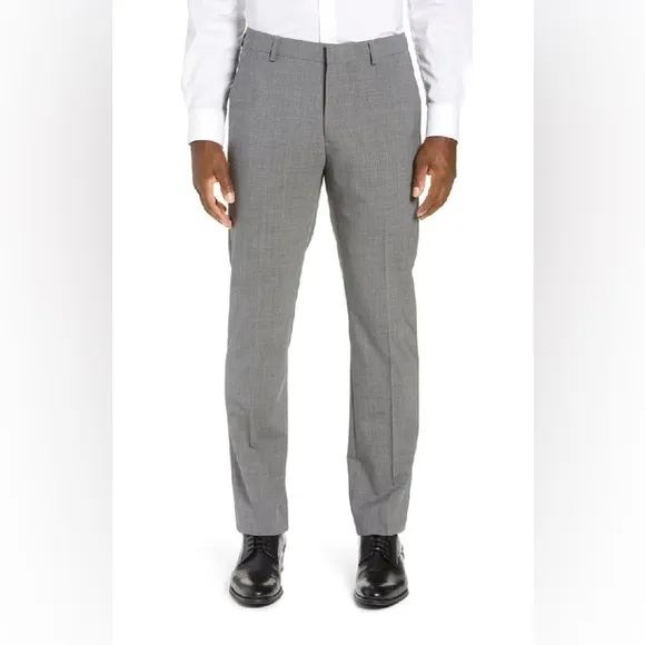 Bonobos Slim Fit Stretch Wool Dress Pants Blue Size 32