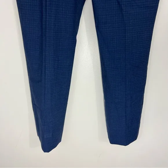 Bonobos Slim Fit Stretch Wool Dress Pants Blue Size 32