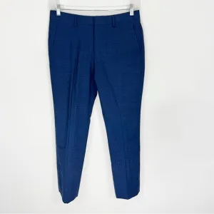 Bonobos Slim Fit Stretch Wool Dress Pants Blue Size 32