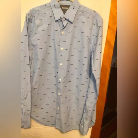 BONOBOS Slim Fit SZ S Novelty print shirt