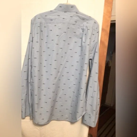 BONOBOS Slim Fit SZ S Novelty print shirt