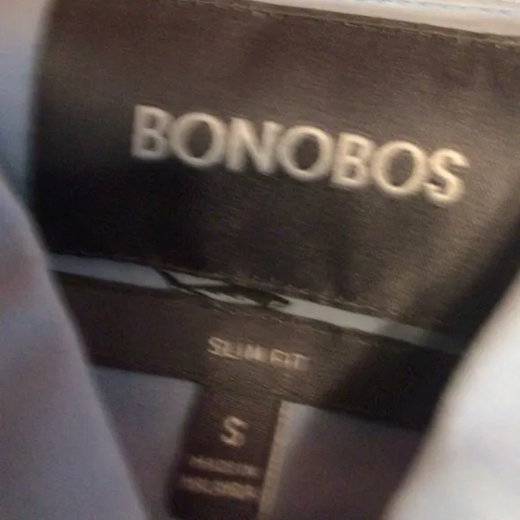 BONOBOS Slim Fit SZ S Novelty print shirt