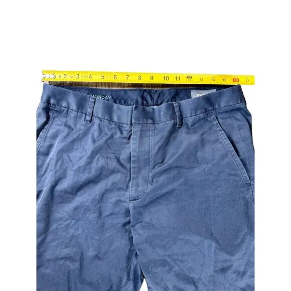 Bonobos Stretch Weekday Warrior Pants 34x32 Slim Fit True Blue