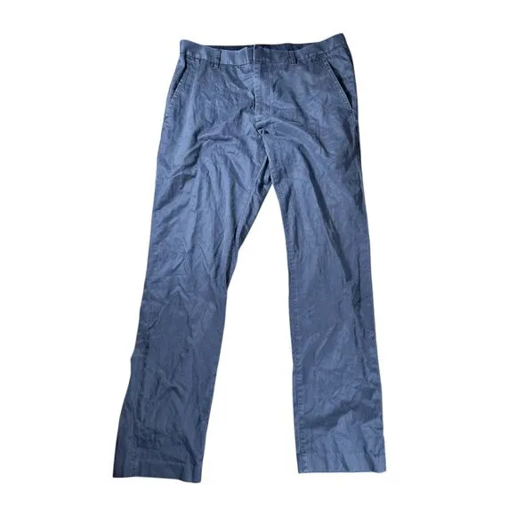 Bonobos Stretch Weekday Warrior Pants 34x32 Slim Fit True Blue