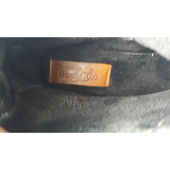 Bos &amp; Co Boots Women's Waterproof Black Suede Ankle Boots US Size 9.5