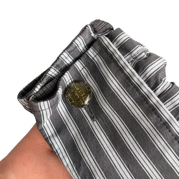 Boss Hugo Boss Slim Fit Men’s XL Long Sleeve Striped Shirt Casual Dress Shirt