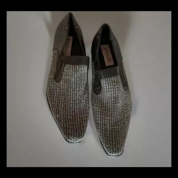BRAVO! Men’s Retro Preppy Scholar Business Fabric Loafer Style Dress Shoe Sz 11