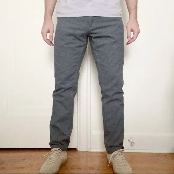 Brax Cooper Fancy 5 Pocket Regular Fit Pant Men’s 34x30 Gray Print