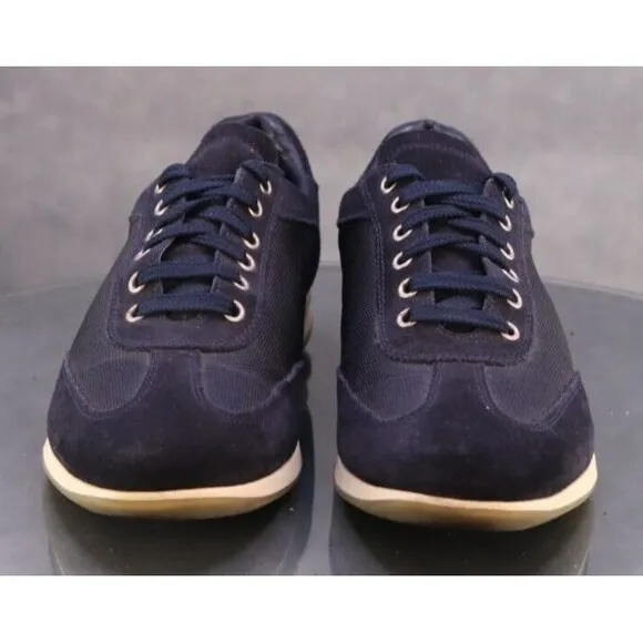 Brian Cross by Campaline Men's Sneakers Shoes Size 10 Suede Canvas Navy Blue