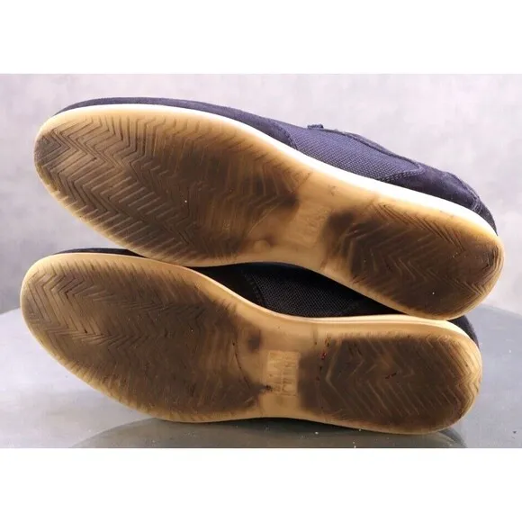 Brian Cross by Campaline Men's Sneakers Shoes Size 10 Suede Canvas Navy Blue