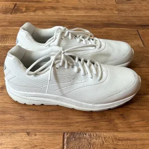 Brooks Addiction Walker 2 Walking Shoes Sneakers White / White Men’s Size 12.5 B