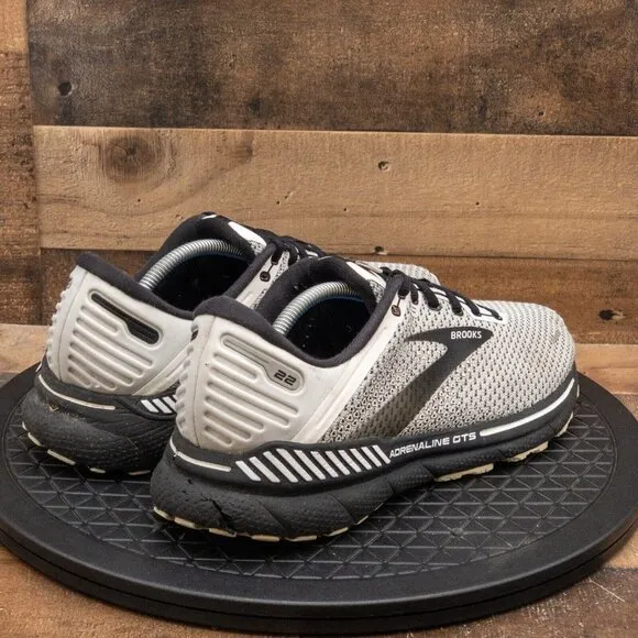BROOKS ADRENALINE GTS 22 MENS ATHLETIC SHOES RUNNING WALKING GYM GRAY SIZE 11.5D
