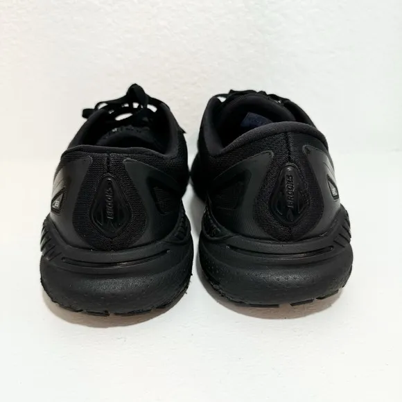 Brooks Adrenaline GTS 23 Shoes Mens US 10 Black Running Sneakers Workout 1103911
