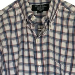 Brooks Brothers MAKERS Dress Shirt Egyption Cotton Slim Fit Dress Shirt USA