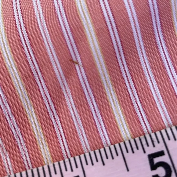 Brooks Brothers Orange Dress Non-Iron Stretch Shirt Slim Fit Large