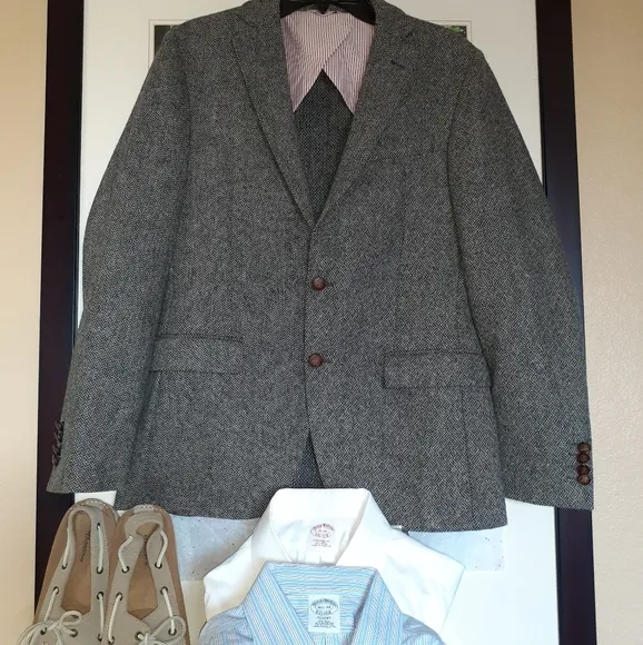 Brooks Brothers Tweed Slim Fit Jacket NWOT
