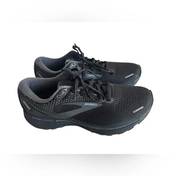 Brooks Ghost 14 Women's 10 Shoes Black Running Walking Gym Athletic 1203561D020