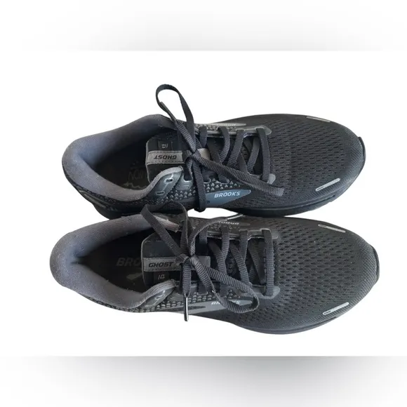 Brooks Ghost 14 Women's 10 Shoes Black Running Walking Gym Athletic 1203561D020
