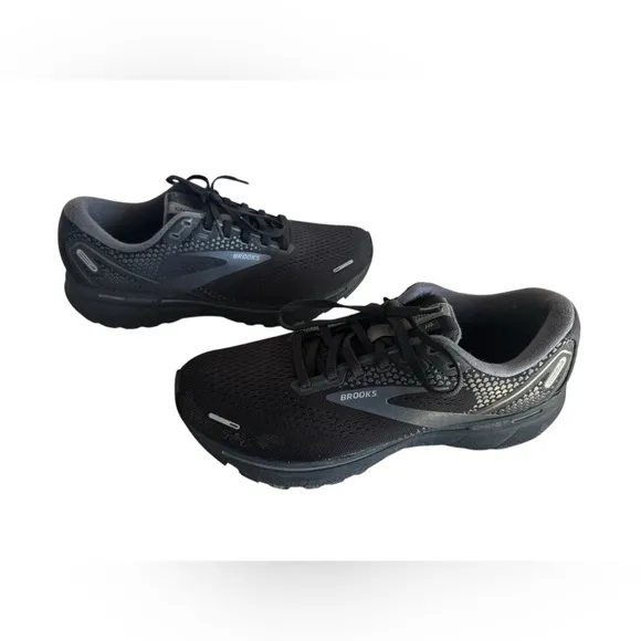 Brooks Ghost 14 Women's 10 Shoes Black Running Walking Gym Athletic 1203561D020
