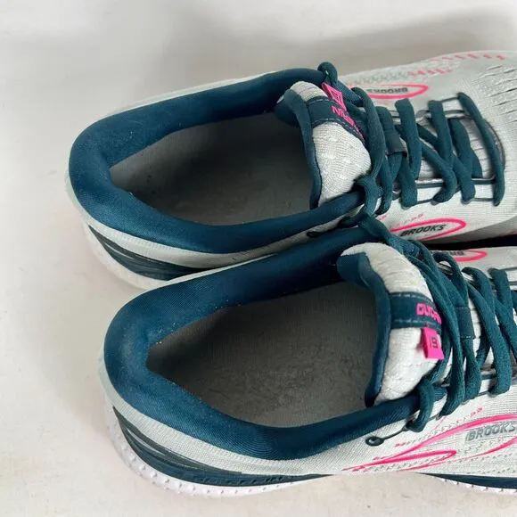 Brooks Glycerin 19 Sneaker Women's 12 Gray Lace Up Running Shoes 1203431B110