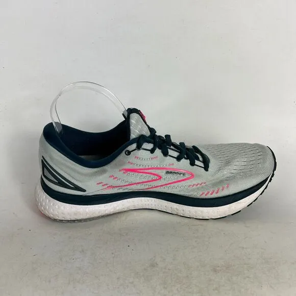 Brooks Glycerin 19 Sneaker Women's 12 Gray Lace Up Running Shoes 1203431B110