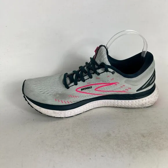 Brooks Glycerin 19 Sneaker Women's 12 Gray Lace Up Running Shoes 1203431B110
