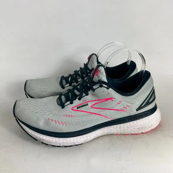 Brooks Glycerin 19 Sneaker Women's 12 Gray Lace Up Running Shoes 1203431B110