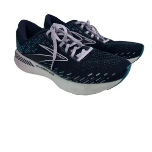 Brooks Glycerin GTS 20 Running Shoes Sneakers Womens SZ 9.5 D Wide Blue Purple