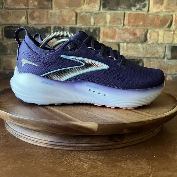 Brooks Glycerin GTS 22 Running Women’s 7 Blue Ribbon Peacoat Shoes Sneakers