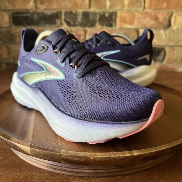 Brooks Glycerin GTS 22 Running Women’s 7 Blue Ribbon Peacoat Shoes Sneakers