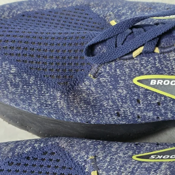 Brooks Glycerin StealthFit GTS 20 Shoes Mens Size 12 D Blue Sneakers Running Gym