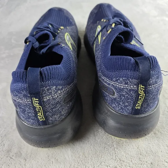 Brooks Glycerin StealthFit GTS 20 Shoes Mens Size 12 D Blue Sneakers Running Gym