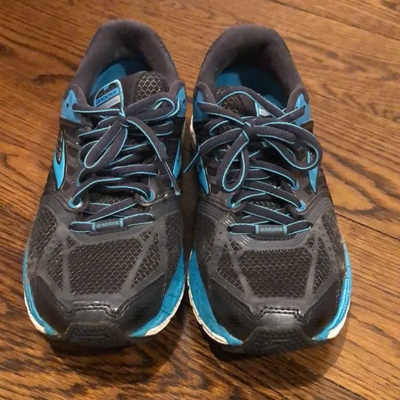 BROOKS GLYCERIN Women’s Blue, Grey and White Running Shoes Sz