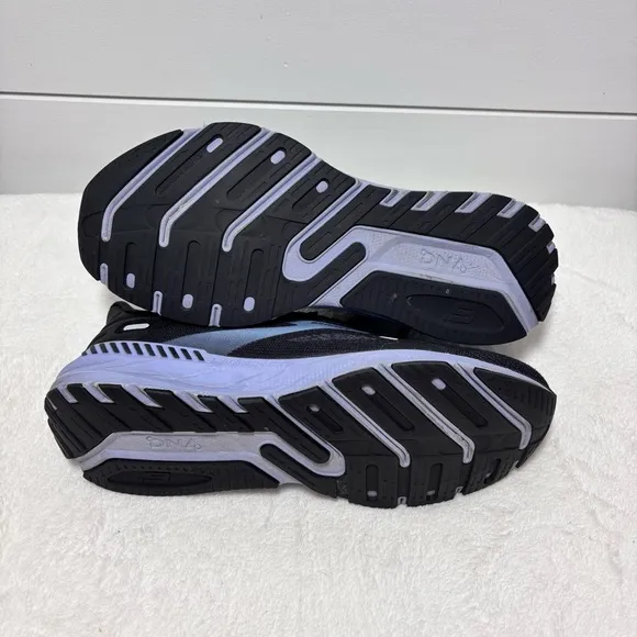 Brooks Launch GTS 9 Women's Shoes Running Walking Gym Black Blue Size 9.5'