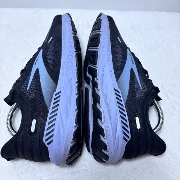 Brooks Launch GTS 9 Women's Shoes Running Walking Gym Black Blue Size 9.5'