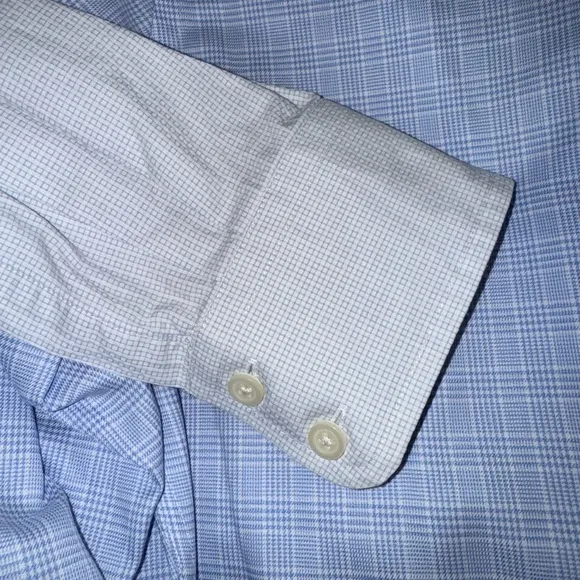 Bundle of NINE (9) Men's Blue Dress Shirts