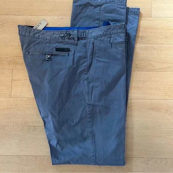 Burberry Blue Chinos with Slim Fit