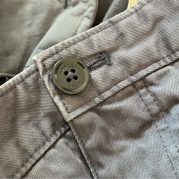 Burberry Blue Chinos with Slim Fit